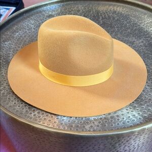 Stylish Tan Fedora Hat